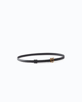 Cintura sottile fibbia Love Birds 1cm - Nero | Pinko
