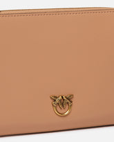 Horizontal Flat Bag in pelle - | Pinko