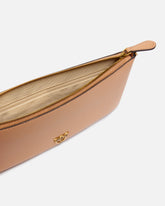 Horizontal Flat Bag in pelle - | Pinko