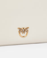 Horizontal Flat Bag ze skóry - | Pinko