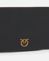 Horizontal Flat Bag ze skóry - | Pinko