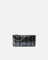 Pochette con tracolla pelle anguilla PINKO Galleria - | Pinko