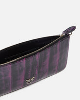 Pochette con tracolla pelle anguilla PINKO Galleria - | Pinko