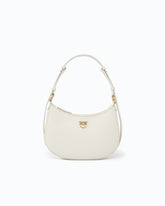 Borsa piccola a spalla Love Bag Half Moon Simply - Bianco | Pinko