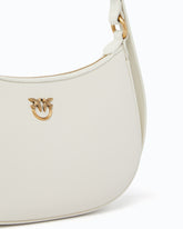 Borsa piccola a spalla Love Bag Half Moon Simply - Bianco | Pinko