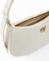 Small shoulder bag Love Bag Half Moon Simply - White | Pinko