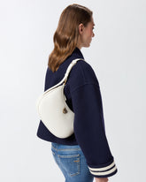 Borsa piccola a spalla Love Bag Half Moon Simply - Bianco | Pinko