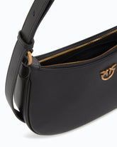 Borsa piccola a spalla Love Bag Half Moon Simply - Nero | Pinko