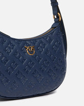 Kleine Schultertasche Half Moon mit Logo Love Birds - | Pinko