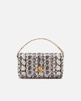 Borsetta a spalla stampa rettile a scomparti PINKO Galleria - | Pinko