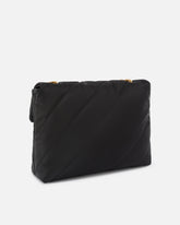 Borsa grande trapuntata Love Bag tessuto riciclato - | Pinko