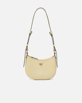 Baby borsa a spalla Half Moon in pelle - Giallo | Pinko