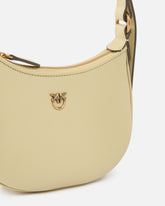 Baby borsa a spalla Half Moon in pelle - Giallo | Pinko