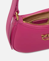 Baby borsa a spalla Half Moon in pelle - Pink Pinko | Pinko