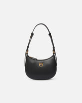 Half Moon baby leather shoulder bag - Black | Pinko
