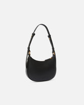 Sac porté épaule Baby Half Moon en cuir - Noir | Pinko