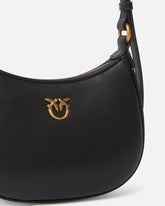 Baby borsa a spalla Half Moon in pelle - Nero | Pinko