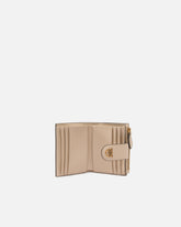 Portafoglio piccolo in pelle liscia con logo - | Pinko
