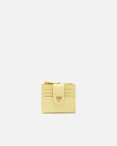 Portafoglio piccolo in pelle liscia con logo - | Pinko