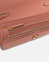 Portafoglio in pelle con tracolla e logo Love Birds - | Pinko