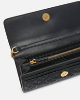 Portefeuille rectangulaire en cuir Monogram à bandoulière - | Pinko