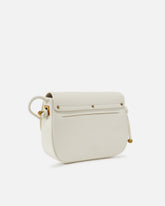 Large leather crossbody bag with knots - | Pinko