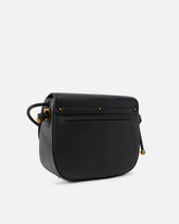 Borsa grande a tracolla in pelle con nodi - Nero | Pinko