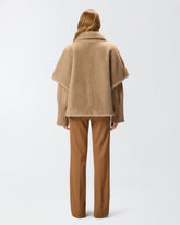 Cappa effetto pelliccia - | Pinko