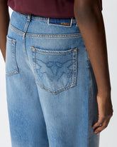 Jeans balloon fit con scoloriture - | Pinko