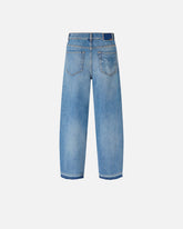 Jeans balloon fit con scoloriture - Blu | Pinko