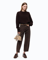 Pantalon barrel en bull denim - Marron | Pinko