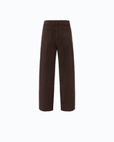 Pantalon barrel en bull denim - Marron | Pinko