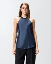 Top fluido con fiocco - | Pinko