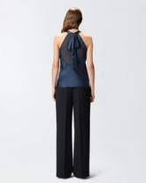 Top fluido con fiocco - | Pinko