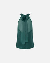 Fließendes Top mit Masche - | Pinko