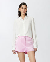 Camisa en crepé de China de mezcla de seda - | Pinko