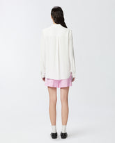 Shirt in silk-blend crepe de Chine - | Pinko