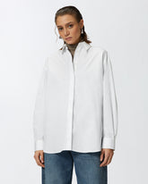 Oversize poplin shirt - | Pinko