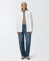 Oversize poplin shirt - | Pinko