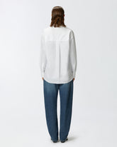 Camicia oversize in popeline - | Pinko