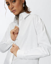 Oversize poplin shirt - | Pinko