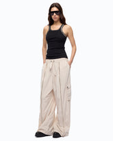 Ribbed top with bejewelled embellishment - | Pinko