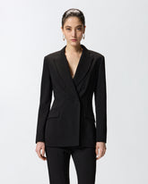 Giacca doppiopetto sagomata - | Pinko