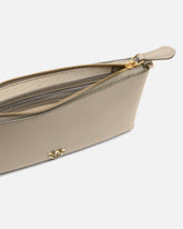 Pochette plate en cuir avec logo Love Birds - | Pinko