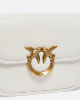 Medium shoulder bag Love Bag Box in nappa leather - White | Pinko