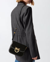 Petit sac porté épaule Mini Love Bag Box en daim - | Pinko