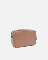 Camera Bag media a tracolla in pelle chevron - | Pinko