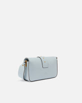 Weiche Leder-Umhängetasche Mini Love Bag - Hellblau | Pinko