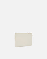 Pochette squadrata da polso in pelle con logo uccellini - | Pinko