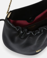 Borsa hobo arricciata in nappa con tracolla catena PINKO Galleria - | Pinko